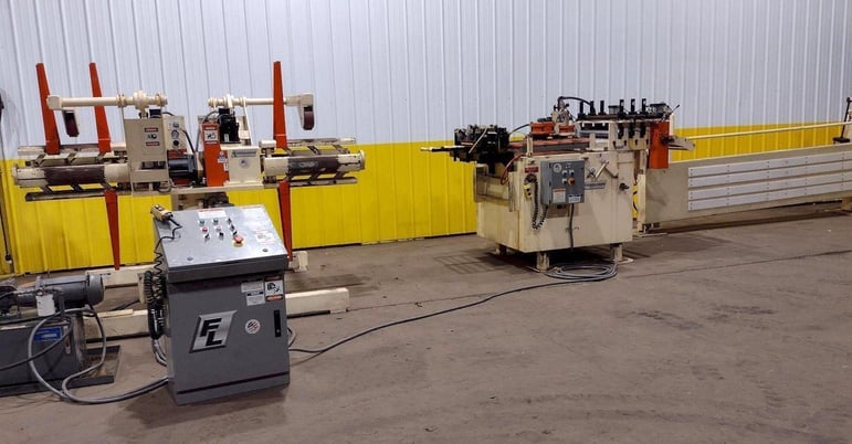 4000 lb. Feed-Lease #FL-4-24X18, Coil Feed Line, 24" x 60" diameter Coil, 0.03"-0.15" thick capacity - Image 2