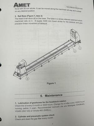 82" x 212" Amet #CWLS25-5400Z, Circumferential Welding Lathe, 31" Face diameter, 5500 lb. Part Capacity, 2015 - Image 7