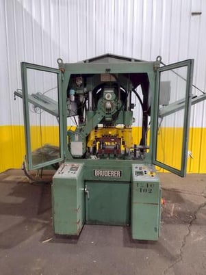 20 Ton, Bruderer #BSTA20, 4-Post High Speed Press, 5/16"-1.5" L Stroke, 11" Shut H, 2" Ram Adjustment, 21.5" - Image 6