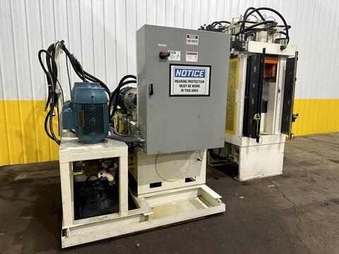 200 Ton, AMD, 4-Post Heavy Duty Hydraulic Press, 16" Shut H, 18.5" Between Housing, 15" x 18" Bed & Ram, 75 - Image 3