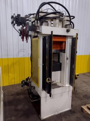 200 Ton, AMD, 4-Post Heavy Duty Hydraulic Press, 16" Shut H, 18.5" Between Housing, 15" x 18" Bed & Ram, 75 - Image 5