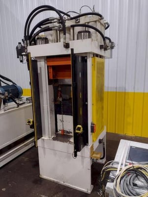 200 Ton, AMD, 4-Post Heavy Duty Hydraulic Press, 16" Shut H, 18.5" Between Housing, 15" x 18" Bed & Ram, 75 - Image 7
