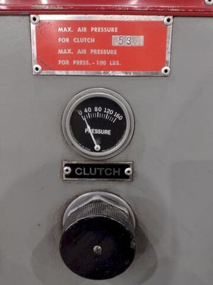60 Ton, Bliss #C-60, OBI Stamping Punch Press, 8" Stroke, 3" Slide Adjustment, 13.5" Shut H, 31.5" x 22" Bed - Image 10