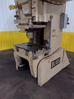 75 Ton, Bliss #C75, OBI Stamping Press, 6" Stroke, 3.5" Adjustment, 18" Shut H, 45 SPM, 24" x 36" Bed, 7.5 - Image 4