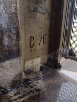 75 Ton, Bliss #C75, OBI Stamping Press, 6" Stroke, 3.5" Adjustment, 18" Shut H, 45 SPM, 24" x 36" Bed, 7.5 - Image 6