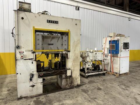 25 Ton, Eitel #ASP-25, Servo Driven Automatic Bar & Rod Straightening Press, 1994 - Image 2