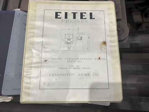 25 Ton, Eitel #ASP-25, Servo Driven Automatic Bar & Rod Straightening Press, 1994 - Image 5