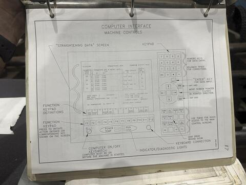25 Ton, Eitel #ASP-25, Servo Driven Automatic Bar & Rod Straightening Press, 1994 - Image 6