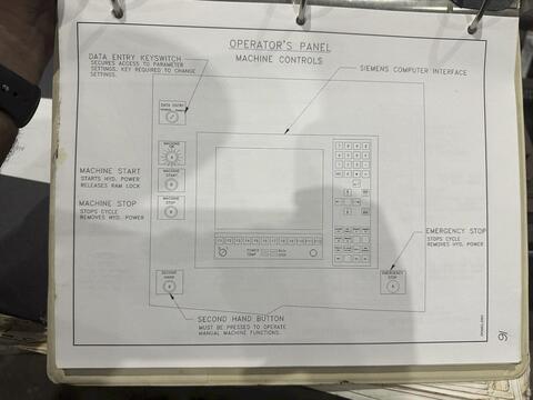 25 Ton, Eitel #ASP-25, Servo Driven Automatic Bar & Rod Straightening Press, 1994 - Image 7