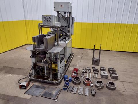 3" Aristo #A-680-HD, Reducer End Forming Machine, 50 Ton capacity, 7.75" width Tooling Pocket - Image 4