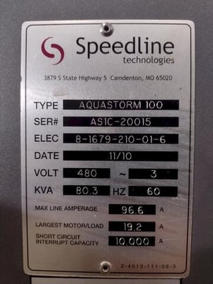 Electrovert #Aquastorm-100, In-Line Cleaner Washer, 20" width Conveyor, 2010 - Image 6