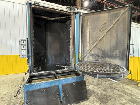 PMW #812, Rotary Table Parts Washer, Electric Heat, 48" diameter Turntable, 72" Work height, 2000 lb. Table - Image 3