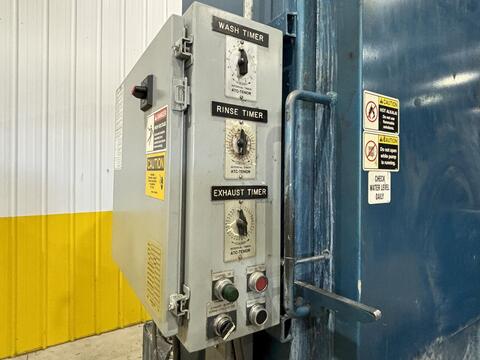 PMW #812, Rotary Table Parts Washer, Electric Heat, 48" diameter Turntable, 72" Work height, 2000 lb. Table - Image 9