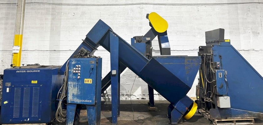 Inter-Source #CA-6200, continuous chip processing, 1500 lb. max capacity, 2 HP, 1999 - Image 2