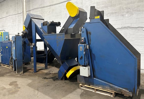 Inter-Source #CA-6200, continuous chip processing, 1500 lb. max capacity, 2 HP, 1999 - Image 3