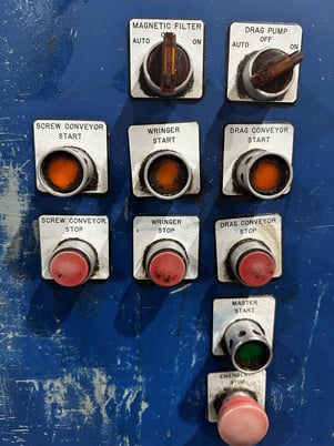 Inter-Source #CA-6200, continuous chip processing, 1500 lb. max capacity, 2 HP, 1999 - Image 7