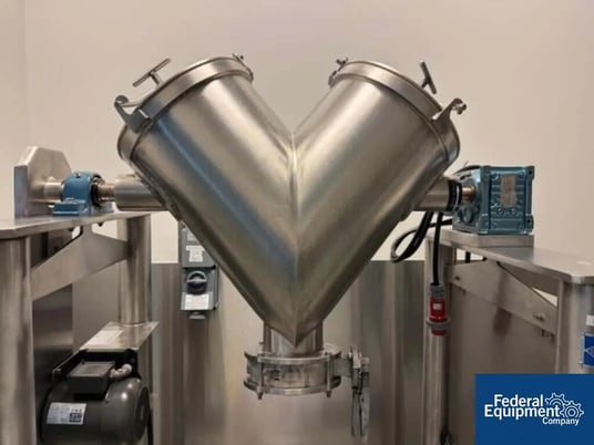 2 cu.ft. Keith Machinery, Twin Shell Blender, Stainless Steel - Image 2