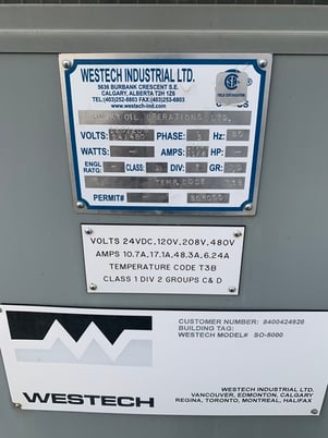 60" Sweet Horizontal HC Drain Drum Separator, 82 psi, 2012 - Image 3