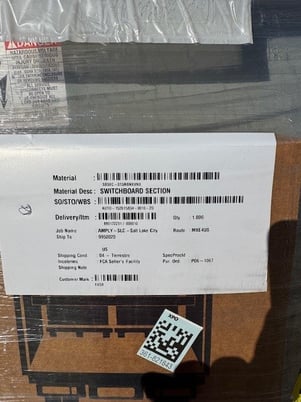 2500 Amp. ABB, Switchgear, 3-Section, 480/277 Volts, 2500A Main Breaker - Image 9