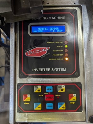 Ercolina #030, cnc semi-automatic mandrel bending machine, variable bending speed - Image 5