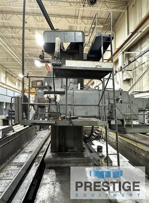 6.3" Skoda #WD160/200, ram type horizontal boring mill, Trionics Pro-Max 3-Axis digital read out, full - Image 4