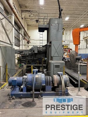 6.3" Skoda #WD160/200, ram type horizontal boring mill, Trionics Pro-Max 3-Axis digital read out, full - Image 6