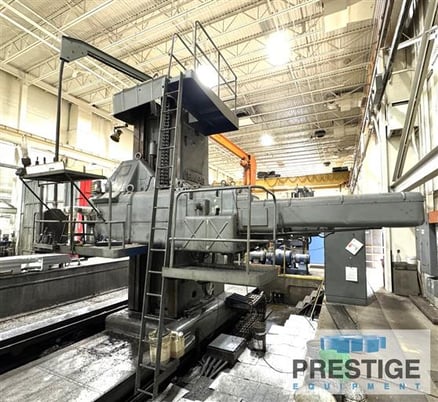 6.3" Skoda #WD160/200, ram type horizontal boring mill, Trionics Pro-Max 3-Axis digital read out, full - Image 7