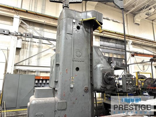 6.3" Skoda #WD160/200, ram type horizontal boring mill, Trionics Pro-Max 3-Axis digital read out, full - Image 8