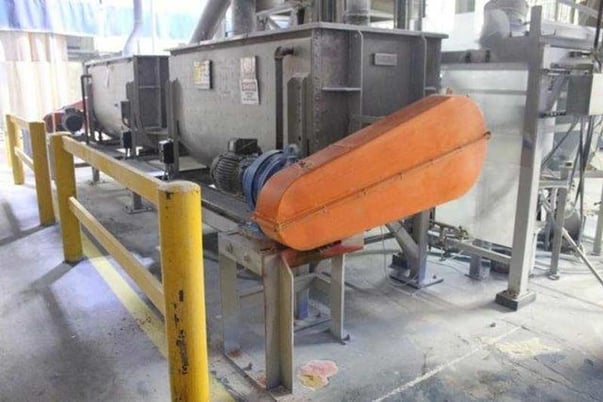 87 cu.ft. J.h. Day Mixing, double ribbon mixer, Stainless steel, 10 HP, center bottom discharge - Image 1