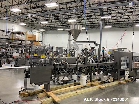 Bartelt #IM7-14, HFFS, Dual Liquid Fillers, 2"-5-3/4" width x 2"-9" H bag range, 100 CPM, AB PLC - Image 1