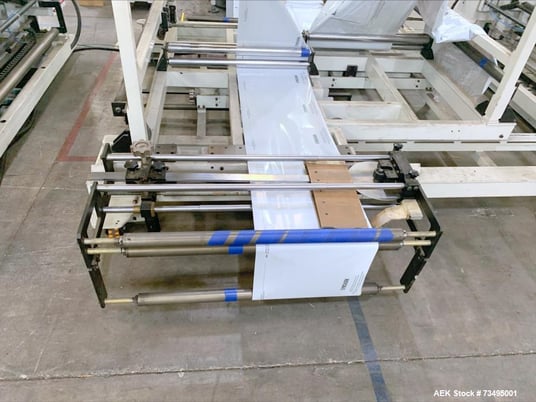 Mamata #VEGA-1200-A, Dual Draw Roll Bag Maker, twin lane, 250/150 CPM side/bottom, 480 VAC, 2014 - Image 3