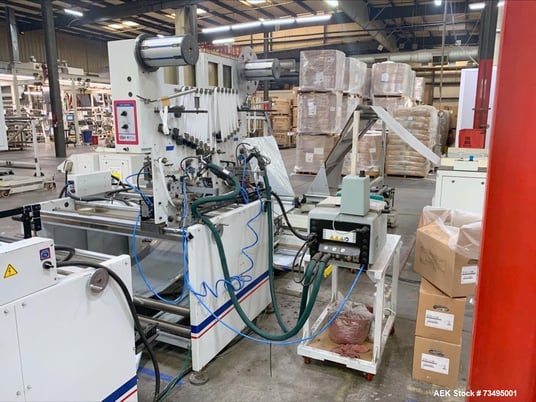 Mamata #VEGA-1200-A, Dual Draw Roll Bag Maker, twin lane, 250/150 CPM side/bottom, 480 VAC, 2014 - Image 4