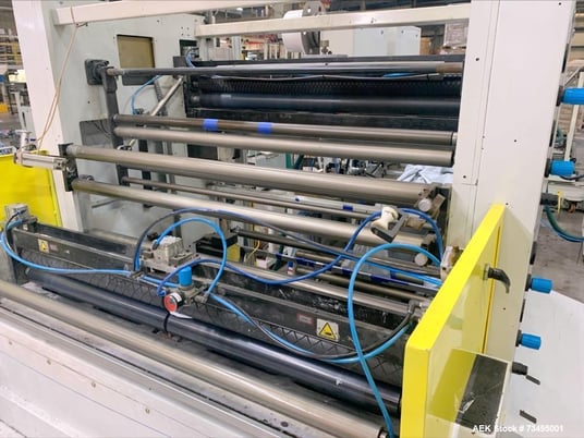 Mamata #VEGA-1200-A, Dual Draw Roll Bag Maker, twin lane, 250/150 CPM side/bottom, 480 VAC, 2014 - Image 6