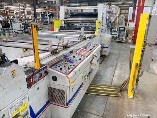 Mamata #VEGA-1200-A, Dual Draw Roll Bag Maker, twin lane, 250/150 CPM side/bottom, 480 VAC, 2014 - Image 7