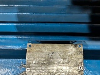 100 HP 3600 RPM Westinghouse AAAM, Frame 445UCZ, TEAO, footless, 440 Volts, 3 phase - Image 5