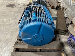 100 HP 3600 RPM Westinghouse AAAM, Frame 445UCZ, TEAO, footless, 440 Volts, 3 phase - Image 4