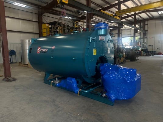 150 HP Superior Apache, 2-Pass, dry-back design steam boiler, new - Image 2