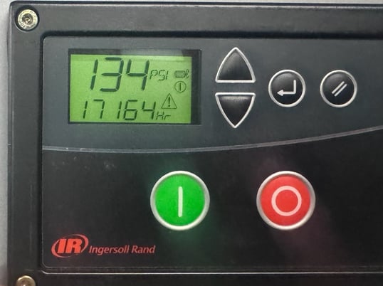 135 psi, Ingersoll-Rand #R4i-A135, rotary screw air compressor w/ tank, 5 HP, Xe50 Microprocessor Control - Image 5