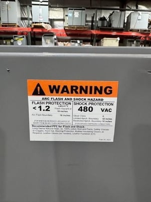 150 KVA 480 Primary, 200 Secondary, Jibu Electric, #AMT-AN, Transformer, 2014 (2 available) - Image 7