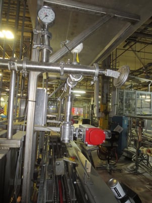 Pearson-Stilltide, cube packaging line, w/ Fillers, Case Handling, & Flow Metering, 50 lb., AB SLC & PLC - Image 8