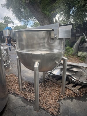 150 gallon ACME Coppersmithing, #AC-150, Steam Kettle w/ Single Motion Agitation & Scrape Surface, 150 psi - Image 5