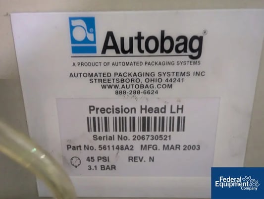 Autobag #HS-100-Excel, Bagging system, Portable, 115 V., 2003 (2 available) - Image 7