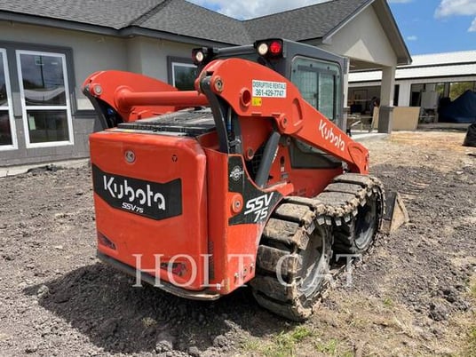 Kubota Corporation SSV75, Skid Steer Loader, 596 hours, S/N: 40733, 2024 - Image 3