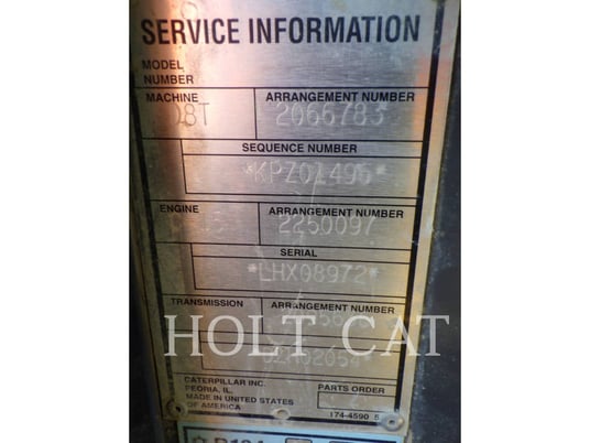 Caterpillar D8T, Crawler Dozer, 10928 hours, S/N: KPZ01496, 2007 - Image 6