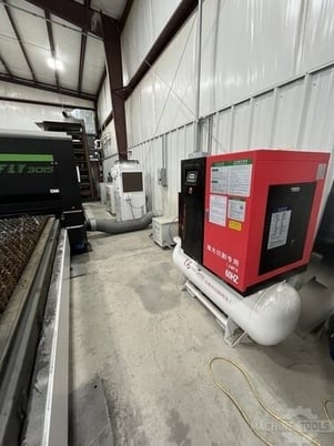 Bescutter #FLY-3015, fiber laser, 6000 watt, 5' x 10' sheet, shuttle table, air compressor, 2023 - Image 4