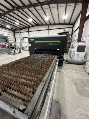 Bescutter #FLY-3015, fiber laser, 6000 watt, 5' x 10' sheet, shuttle table, air compressor, 2023 - Image 5