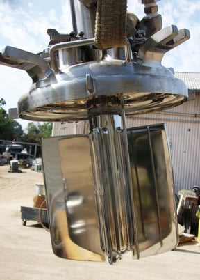 5 gallon Precision Stainless, 316 Stainless Steel tank, jacketed, 50 psi, 12" x 12", 1997 - Image 3