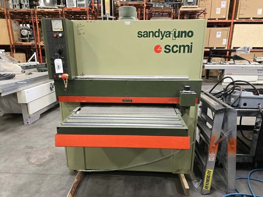 36" SCMI #UNO-RCS, 2 head wide belt sander, 10 HP - Image 1