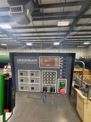 90 Ton, Cincinnati #90CBII, Press Brake, 8' overall, 78" between housing, 8" stroke, 15" open, 7" throat - Image 3