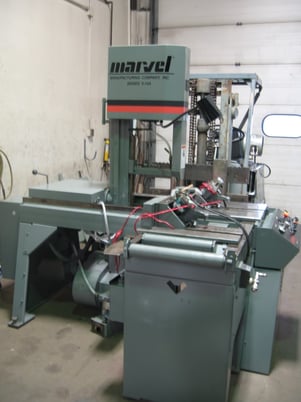 10" x 10" Marvel #V10A, Vertical Bandsaw, 208 V., 3 phase, Rebuilt - Image 1